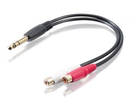 RadioShack 6 FT Audio Cable Y-Adapter